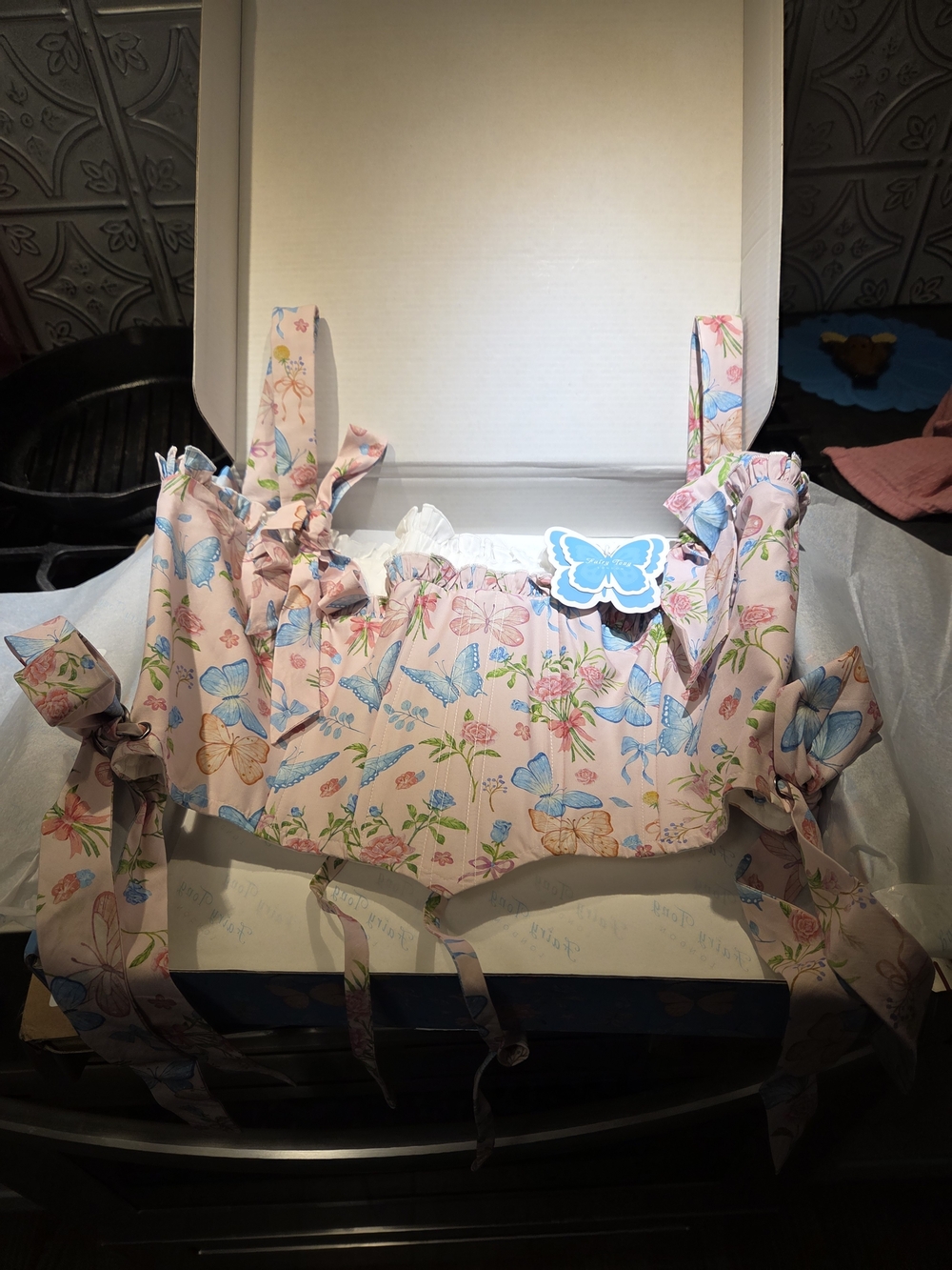 Fairy Tong Butterflies In Bloom Corset